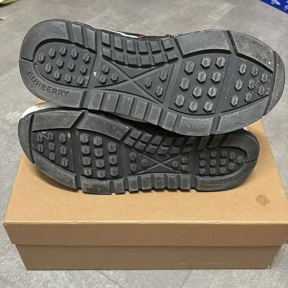 Authentic Gently Used Burberry Union Sneaker